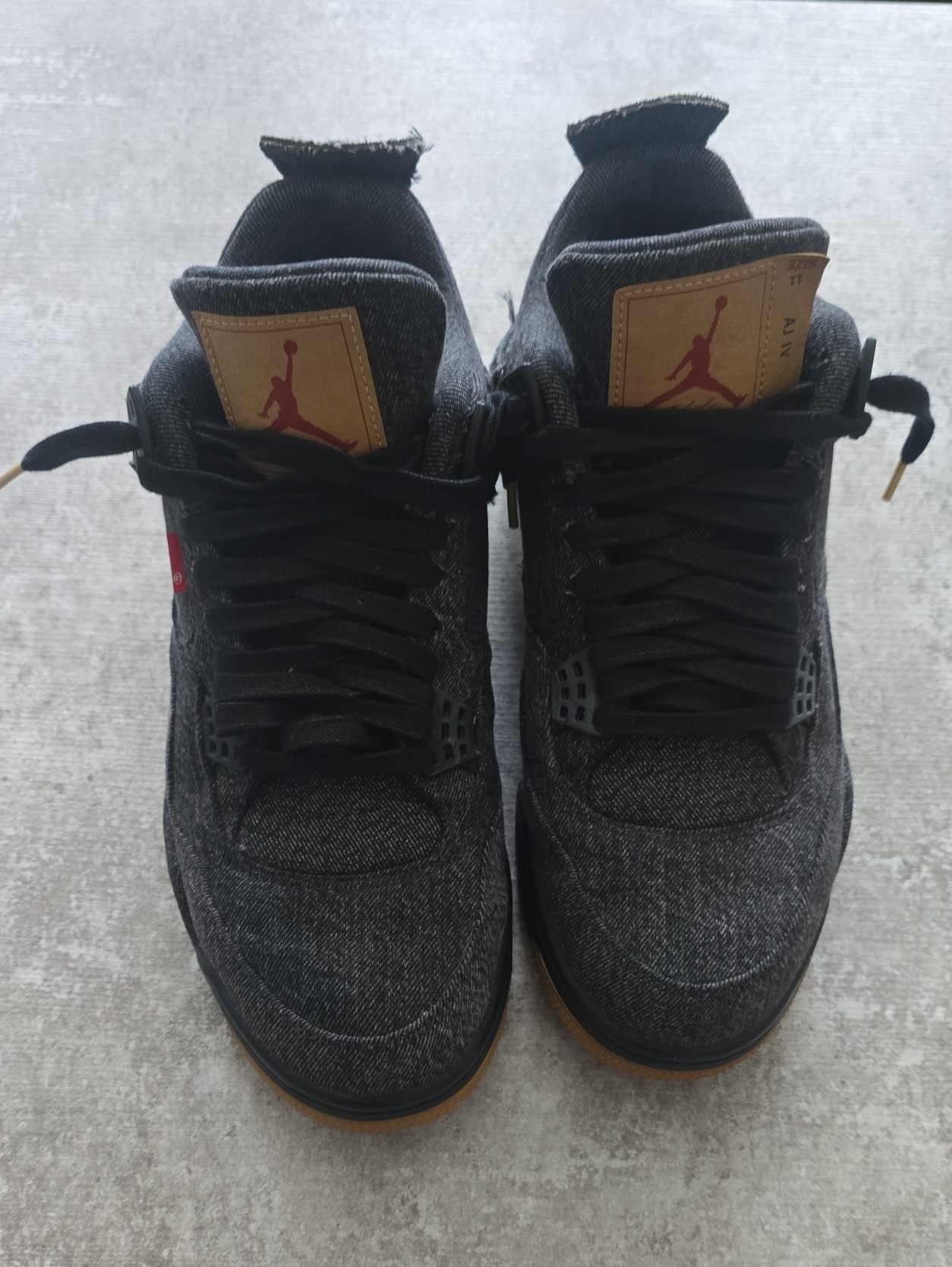 Jordan 4 Retro Levi's Black (Blank Tag) Men